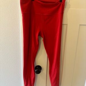 Athleta Vibrant red women’s  Leggings